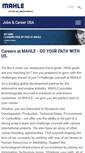 Mobile Screenshot of jobs.mahle.com